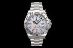 N Factory Rolex Explorer II 3285 Movement 42mm 904L Steel Dual Time Watch
